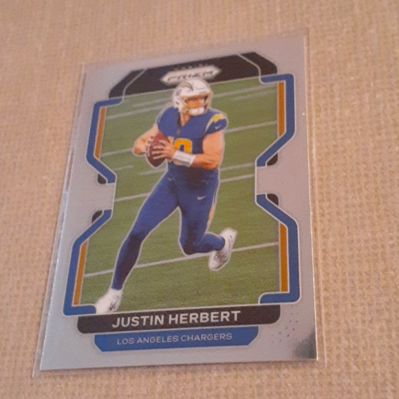 4 NFL Cards Cowboys Chargers Colts Lions Herbert Lamb Goff Ehlinger - Picture 7 of 8